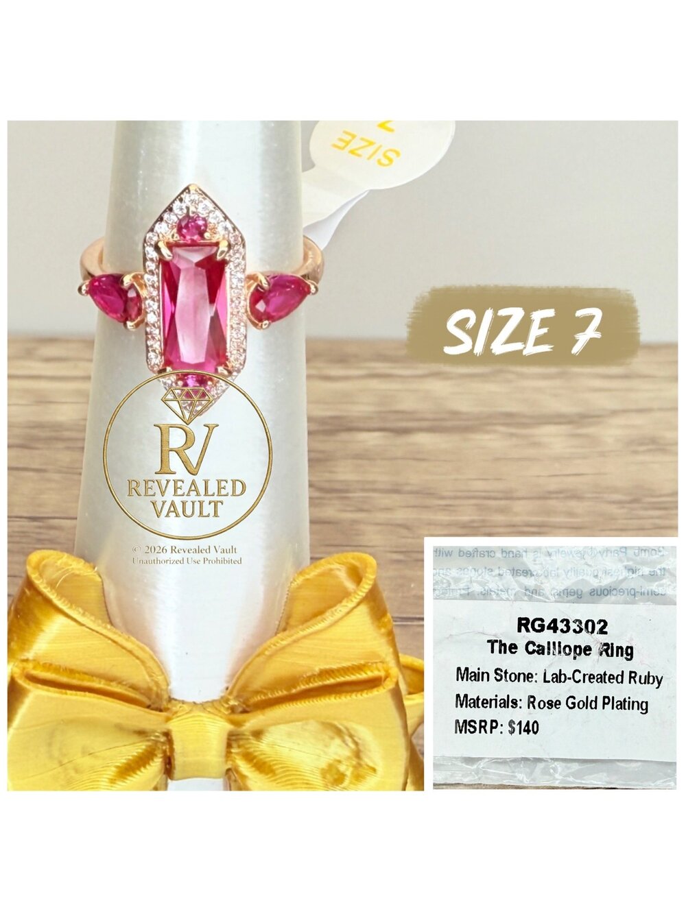 The Calliope Ring - Size 7 - July Birthday 2026